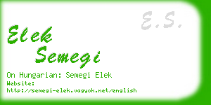 elek semegi business card